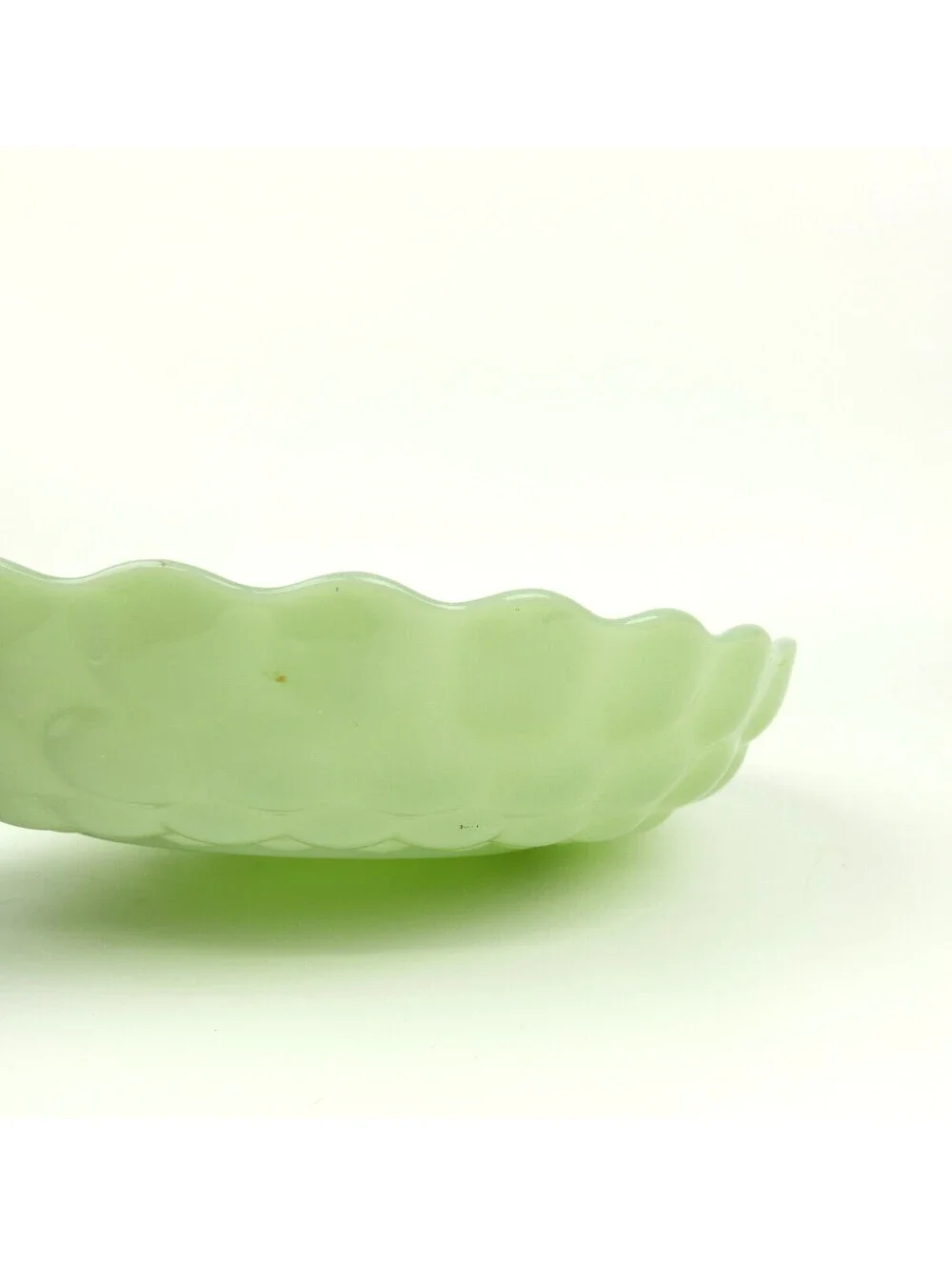 Vintage Fire King Jadeite Bubble Serving Bowl 8.5